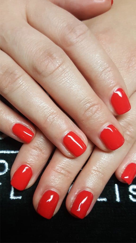gelish in rot