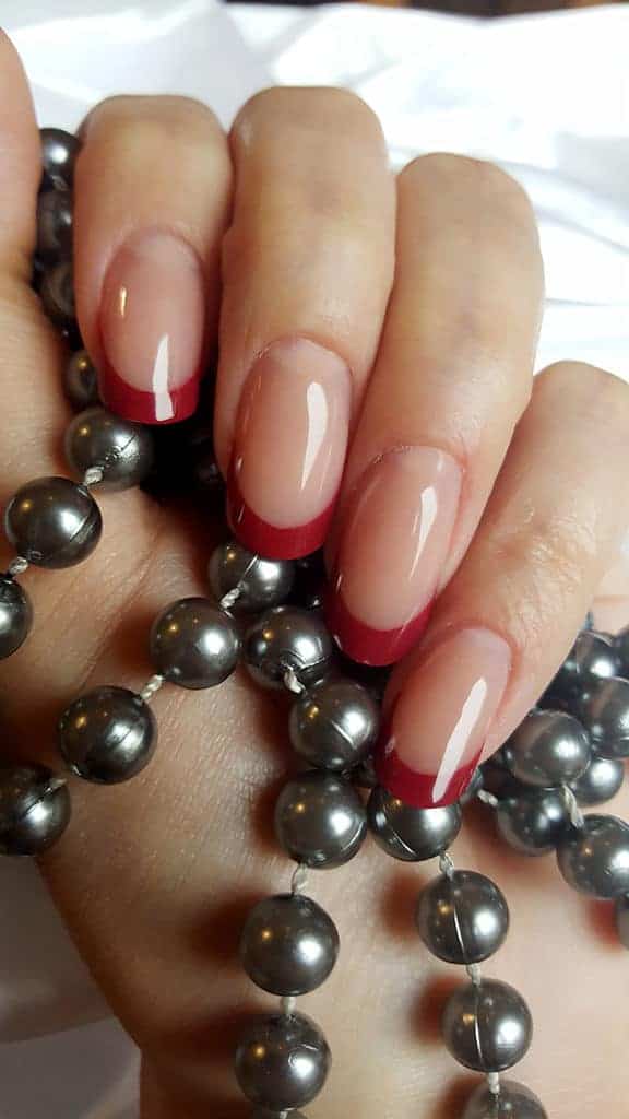 Acrylmodellage French Rot