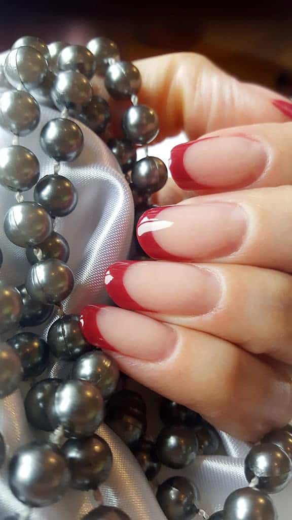 Acrylmodellage French Rot