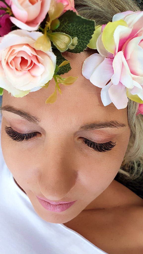 Volumentechnik Wimpernverlängerung